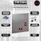 Triton Products (2) Square Hole Pegboards W/ Mounting Hardware, Stainless Steel 18-Gauge Steel, 24" W x 24" H LB1-S - alternate 7