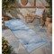Homeroots 8' Runner Blue Abstract Washable Non Skid Indoor Outdoor Runner Rug 559794 - alternate 1