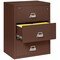 Fireking 3 Drawer, 1 Hr Fire & Impact Rated, 31" Wide Lateral Brown 3-3122-CBR - alternate 3