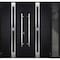 Vdomdoors Steel Double Doors Deux 1755 Black Enamel Sidelight Exterior Window Stainless Inserts Single Modern DEUX1755DEXD-BLK-RH-W72+12 x H80 - alternate 6