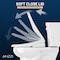 Anzzi Rev 12in 2pc 1.28 GPF Siphon Round Ceramic Toilet, White Electric Bidet Seat, ADA height Included TL-AZ071-EB106U - alternate 7