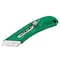 Pacific Handy Cutter Safety Knife, 3 Fixed Blade Depths, 5 3/4 in L, Safety Point, Steel Blade, Green Plastic Handle S4R - alternate 1