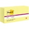Post-It Super Sticky Notes, 3x3 In., Yellow, PK12 654-12SSCY - alternate 1