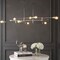 Jonathan Y Ikon 63" 8-Light Modern Vintage Arm-Adjustable Iron Linear LED Pendant, Chrome JYL7599A - alternate 9
