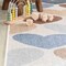 Jonathan Y Dila Modern Hearts Geometric Machine-Washable Ivory/Blue/Orange 8 ft. x 10 ft. Area Rug KDW101A-8 - alternate 7