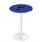 Holland Bar Stool Co 36" Chrome St Louis Blues Pub Table, 36" dia. Top L214C3636STLBlu - alternate 1