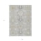 Homeroots 9' X 12' Gray Ivory And Gold Damask Washable Indoor Outdoor Area Rug 599422 - alternate 9