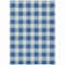 Homeroots 10' X 14' Navy Blue And Gray Plaid Washable Indoor Outdoor Area Rug 595414 - alternate 5