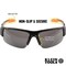 Klein Tools Safety Glasses, Anti-Fog & Anti-Scratch, Gray Lens, Black/Orange Frame 60162 - alternate 10