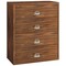 Fireking 4 Drawer, 1 Hr Fire & impact rated, 44" wide lateral Light Chestnut 4-4422-CLC - alternate 1