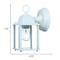 Homeroots White Hanging Glass Lantern Wall Light 398558 - alternate 5