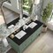 James Martin Vanities Breckenridge 60" Double Vanity, Smokey Celadon, w/ 3 CM Phantome Eclos Top 330-V60D-SC-3PHT - alternate 5