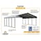 Arrow 20 x 20 x 7 ft Eggshell Carport CPH202007 - alternate 14
