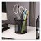 Mind Reader Metal Mesh Utensil Holder, 3.5in dia x 3.7inh, Black, 3PK CLIPMESH3-BLK - alternate 11