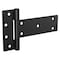 National Hardware Industrial T-Hinge, Steel, Black, Tapping Screws Mounting N166-035 - alternate 1