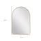 Homeroots 39" Gold Arch Metal Framed Bathroom Vanity Mirror 562897 - alternate 6