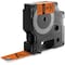 Dymo Tape, Ind, Vnyl, 3/4"-Bk/Oe DYM18436 - alternate 3