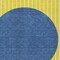 Homeroots 3' X 5' Yellow And Blue Striped Washable Indoor Outdoor Area Rug 597211 - alternate 7
