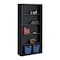 Hirsh Bookcase, 72" H, 13" D, 34 1/2" W, Black 21996 - alternate 3