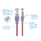 Monoprice SlimRun Cat6A Ethernet Patch Cable - Snagless RJ45_ UTP_ Pure Bare Cop 16293 - alternate 3