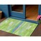 Homeroots 3' X 5' Lime Green And Sky Blue Abstract Washable Indoor Outdoor Area Rug 612515 - alternate 1