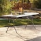 Lifetime 6 Ft. x 30'' White Granite Light Commercial Fold-In-Half Table 5011 - alternate 1