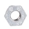 B & K STZ Industries 1 in. MIP each X 1/2 in. D FIP Galvanized Malleable Iron Hex Bushing 311B-112 - alternate 4