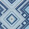 Homeroots 5' X 8' Navy Blue Aqua And Ivory Tribal Washable Indoor Outdoor Area Rug 598137 - alternate 8