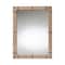 Bali & Pari Mirai Bohemian Woven Grasscloth Rectangle Accent Mirror 255-14042-ZORO - alternate 1