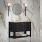 James Martin Vanities Lucian 48" Single Vanity, Carbon Oak, w/ 3 CM Tajnar Eclos Widespread Top D704-V48-CBO-WTJR - alternate 5
