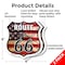 Signmission Route Us 66 Flag, 6 inch X 6 inch, Plastic Sign, 2PK SHI-P-2PACK-6-483 - alternate 6