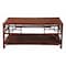 Bali & Pari Sebalio Marbled Tortoise Natural Rattan Coffee Table 259-14304-ZORO - alternate 8