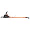 Mytee Products 1in x 12ft Auto Re-Tractable Ratchet Straps with Zinc Coated S hook - Orange RS112R-OR4PK - alternate 5