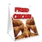 Signmission Fried Chicken, 36 Inch x 24 Inch A-frame Yard Sign, Plastic Sign SBC-2436-Fried Chicken - alternate 1