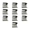 Mytee Products 11/16inx2 1/4inx3 3/4inEasy Off Tarp Stop Body Bracket for Roll Tarp System, 10PK T-STOPBSx10 - alternate 8