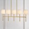 Jonathan Y Sophie 38.5" 5-Light Modern Midcentury Iron Linear LED Pendant, Brass Gold JYL9919A - alternate 8