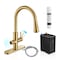 Anzzi Sunset 4-in-1 Single Handle 17.5 in. Faucet with Boiler Tank and Filter in Brushed Gold KF-AZ401BG - alternate 1
