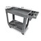 Performance Tool Poly Service Cart, 30 x 16 in., 2-Shelf Utility Cart, 500 lb Capacity W53991 - alternate 5