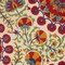 Homeroots 4' X 6' Navy Blue Beige Green Blue And Red Floral Indoor Outdoor Area Rug 546787 - alternate 8