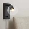 Jonathan Y Hugo 6 in. 1-Light Minimalist Modern Plug-In or Hardwired Adjustable Iron LED Wall Sconce w/Rotary D JYL7567A - alternate 8