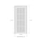 Sartodoors Modern Wood Interior Door with Hardware, Planum 0014 Walnut and Aluminum Strips, Single Panel Frame PLANUM0014ID-WLN-28 - alternate 6