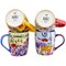 Gibson Home Gibson Birdhouse Floral 18 oz Cup Set Assorted Designs, 4PK 122807.01 - alternate 6
