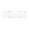 Azar Displays Floating Acrylic Gallery Wall Frame Set, 1" Stand off, Rose-Gold, 3PK 105707-ROSE - alternate 1