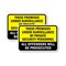 Signmission These Premises Under Surveillance By Private Security P, 12'' X 18'', Heavy Gauge Aluminum, 2PK A-1218-2PACK-2960 - alternate 1