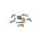 Compx Security MAILBOX LOCK MULTI-CAM INTERIOR USE KD Brushed Nickel C8730-14A-KD - alternate 2