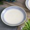 Martha Stewart Blue Rim 8.25 Inch 6 Piece Stoneware Salad Plate Set in Blue 123651.01 - alternate 6