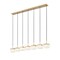 Z-Lite Renaud Modern Gold 7 Light Linear Chandelier 827P6-7L-MGLD-LED - alternate 5
