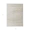 Homeroots 8' X 10' Linen Gray And Beige Striped Washable Indoor Outdoor Area Rug 597262 - alternate 8