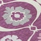 Homeroots 8' Eggplant Ivory And Gray Round Medallion Washable Indoor Outdoor Area Rug 589604 - alternate 7
