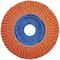 Norton Abrasives Flap Disc, Ceramic, Type 27, 4 1/2" dia 63642501865 - alternate 2